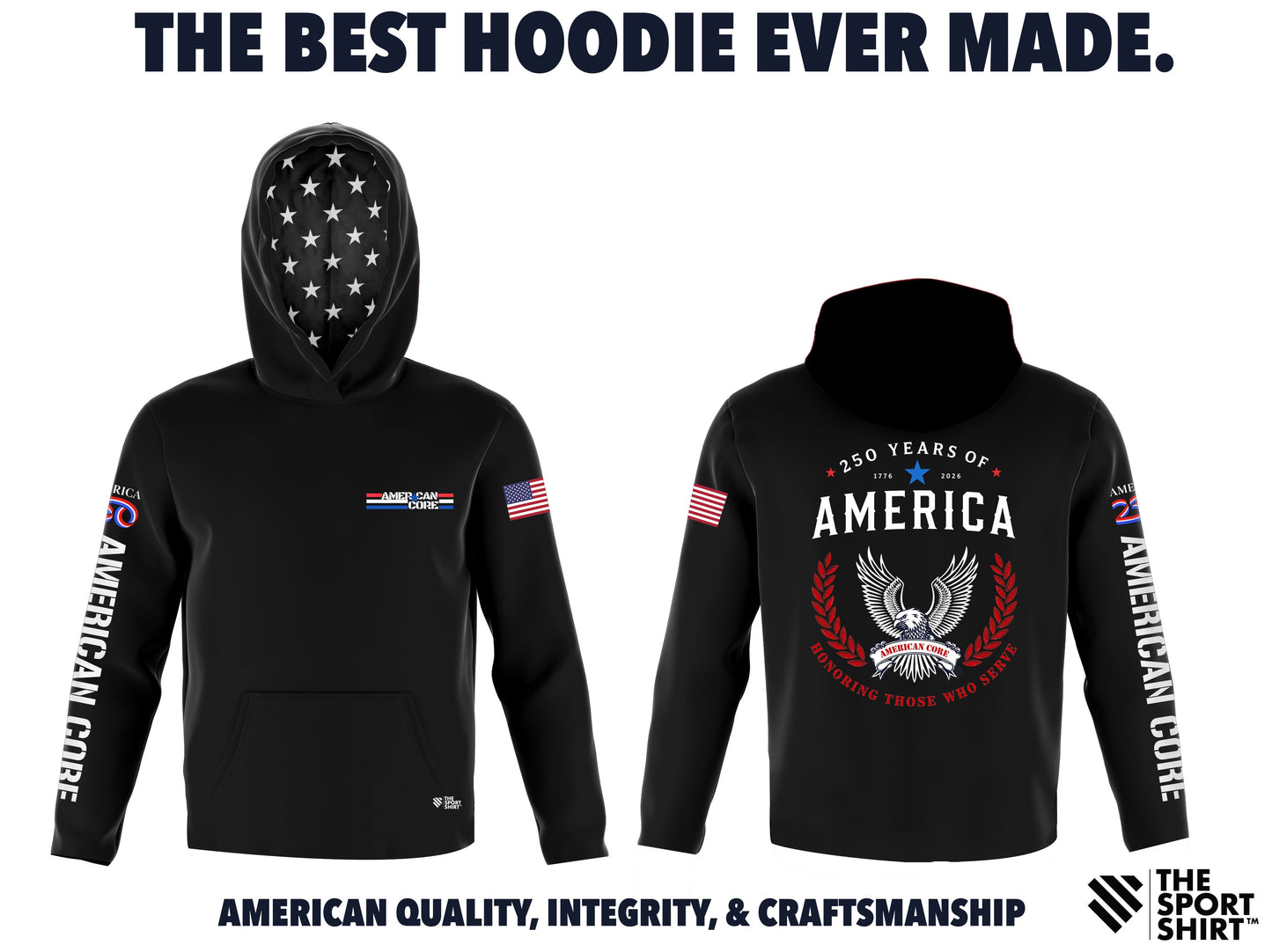 American Core 250th celebration Hoodie