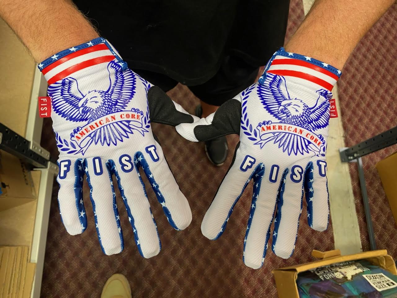 Red White & Blue American Core gloves